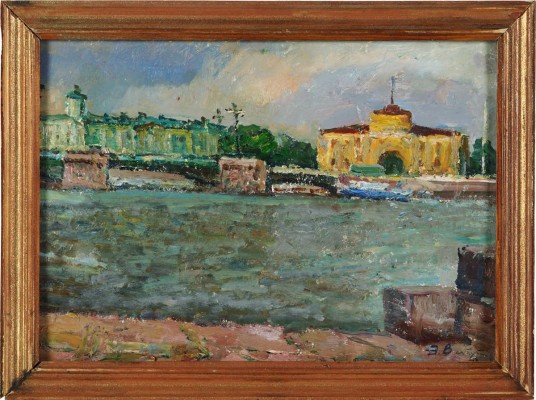 Вейдеманис Эгиль Карлович. Этюд к картине «На Неве» 